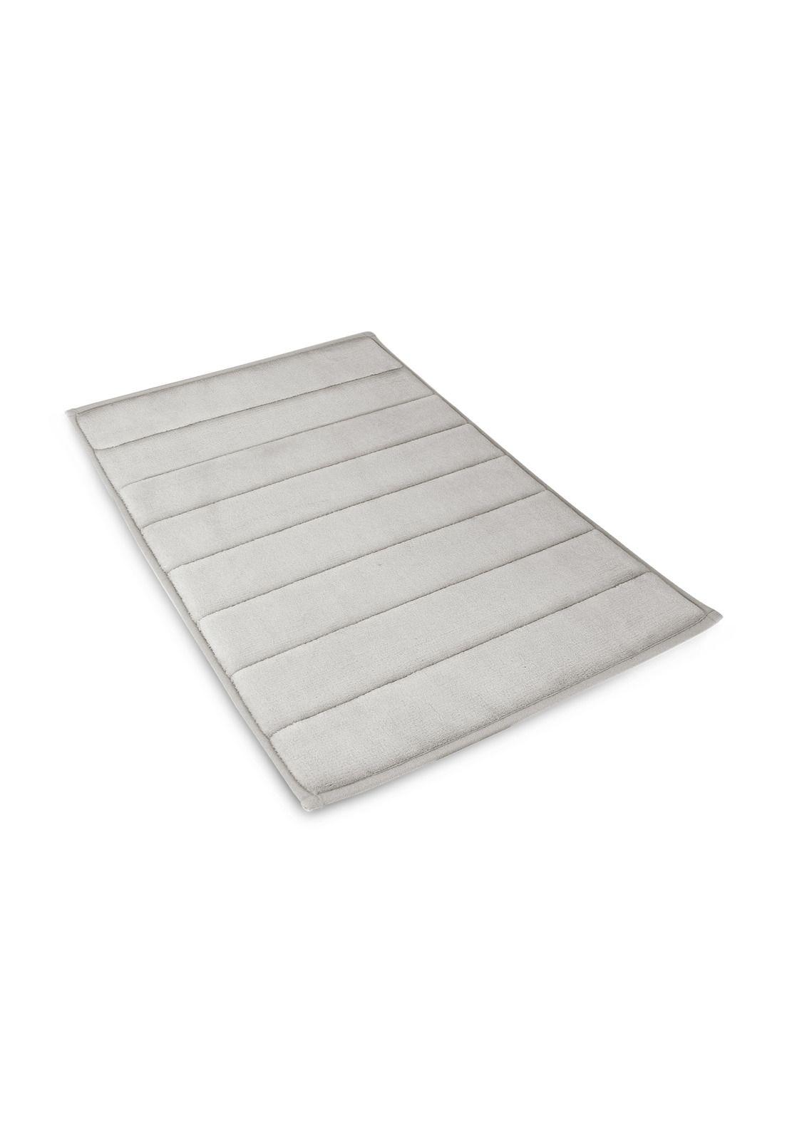 Alfombra de baño Nautica 40x60cm ultra coralina suave gris-4