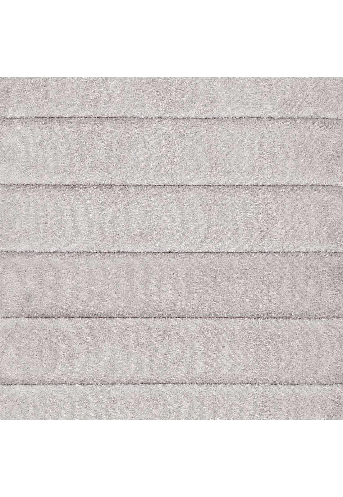 Alfombra de baño Nautica Home 40x60cm ultra coralina suave gris-3