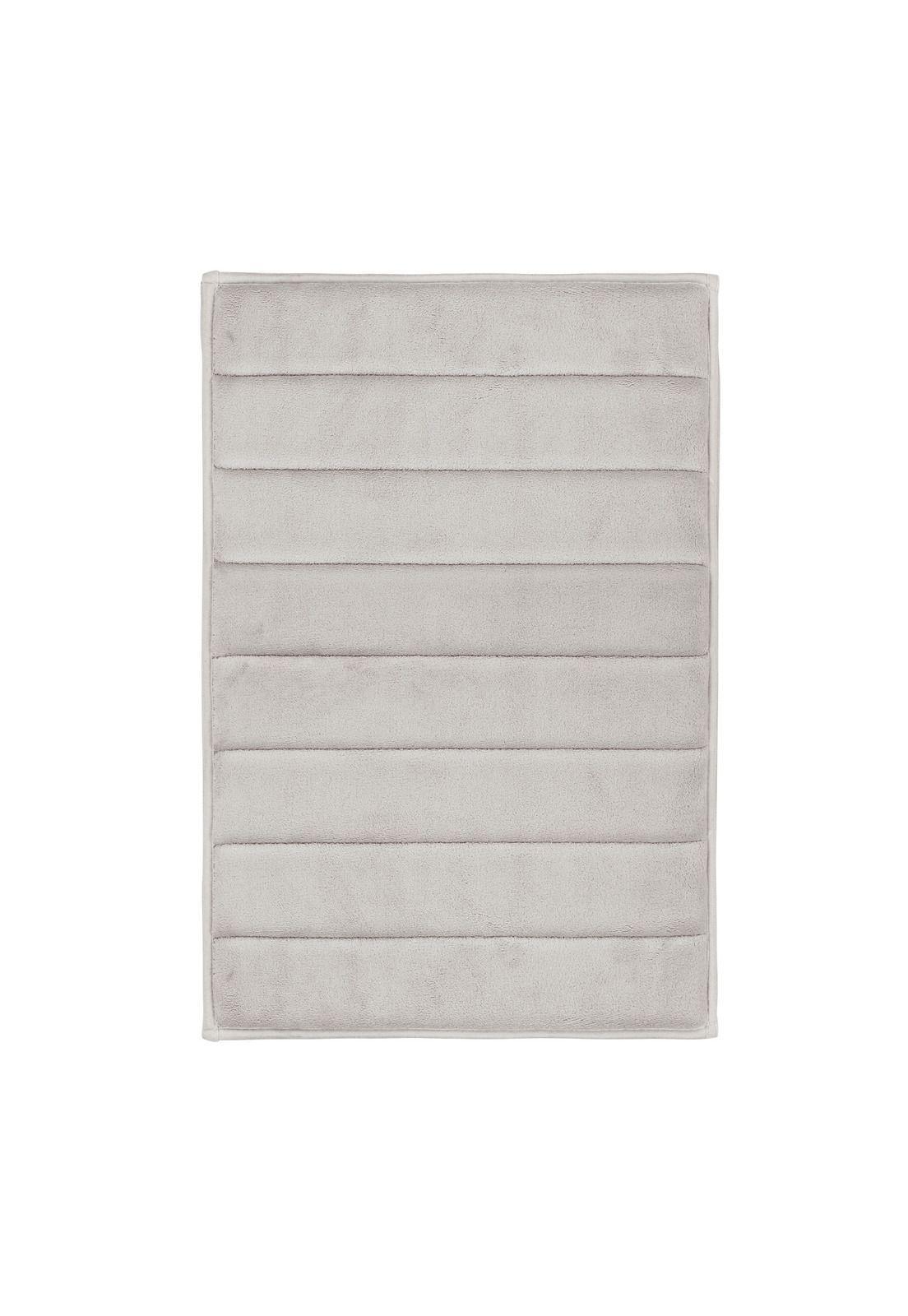 Alfombra de baño Nautica Home 40x60cm ultra coralina suave gris-5