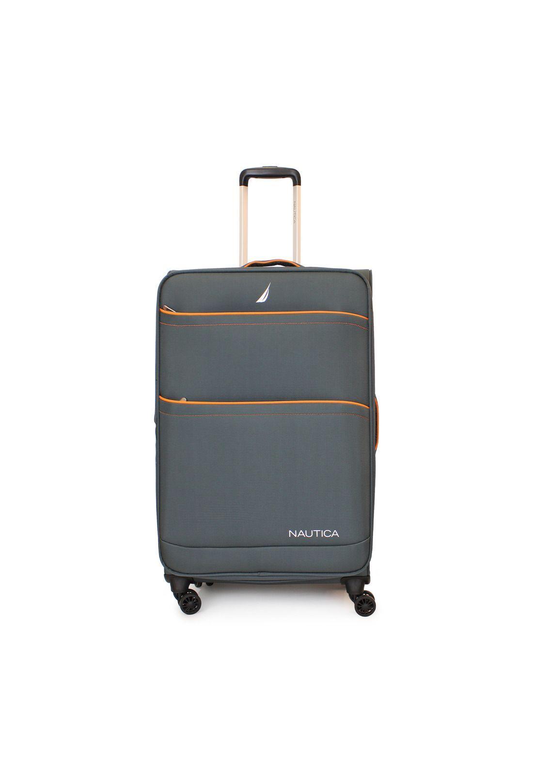 Pack 2 maletas blandas de tela M+L Nautica Lisboa 20k y 23k gris-6