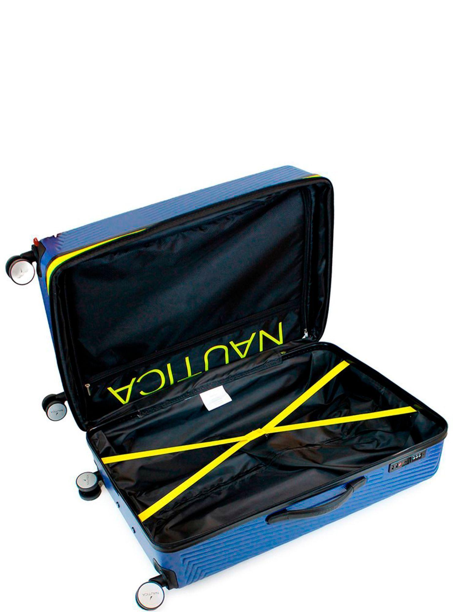 Pack 2 maletas Nautica M+L Bahamas 20kg y 23kg azul-1