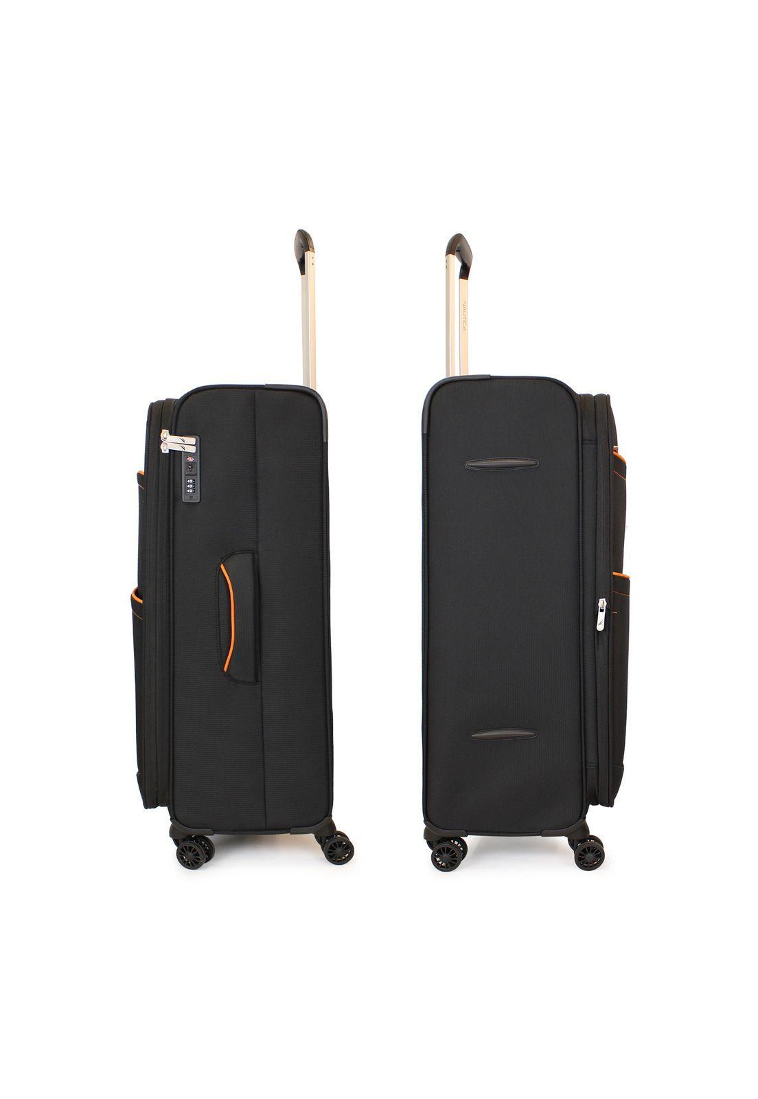 Pack 2 maletas blandas de tela S+L Nautica Lisboa 10k y 23k negra-5