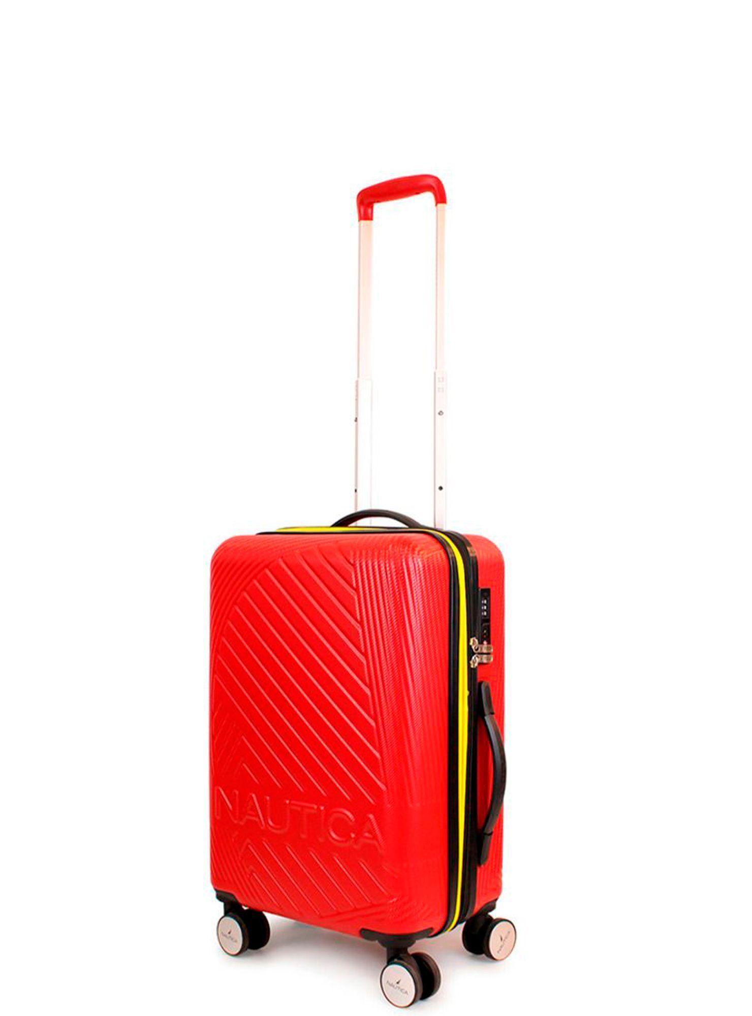 Set de 3 maletas S+M+L Nautica Bahamas roja-3