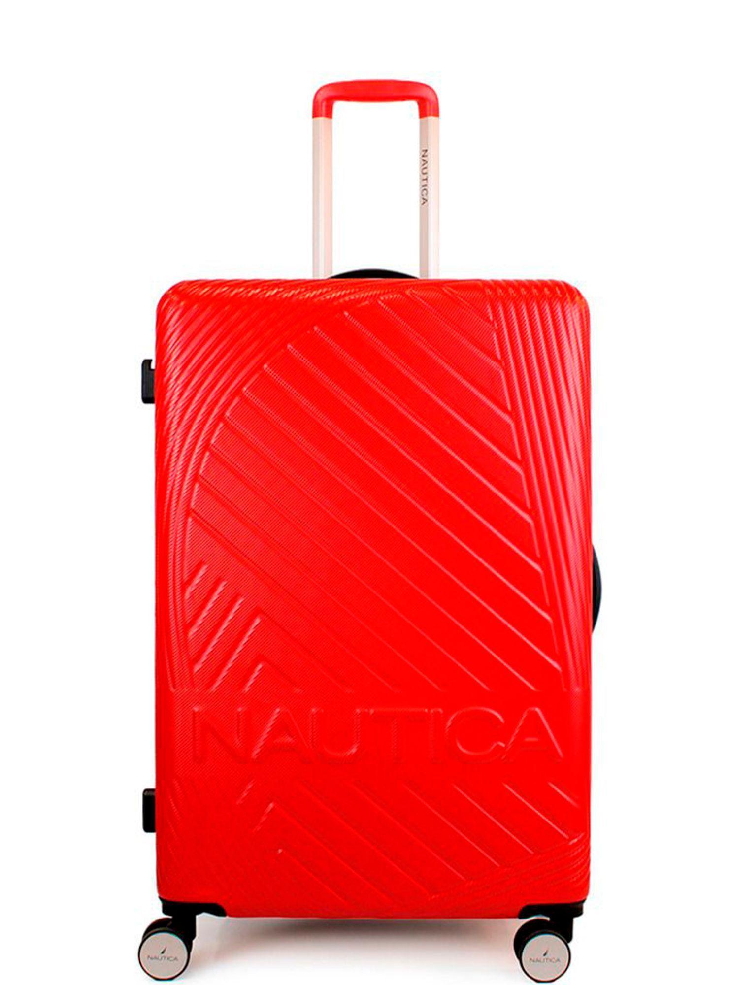Set de 3 maletas S+M+L Nautica Bahamas roja-5