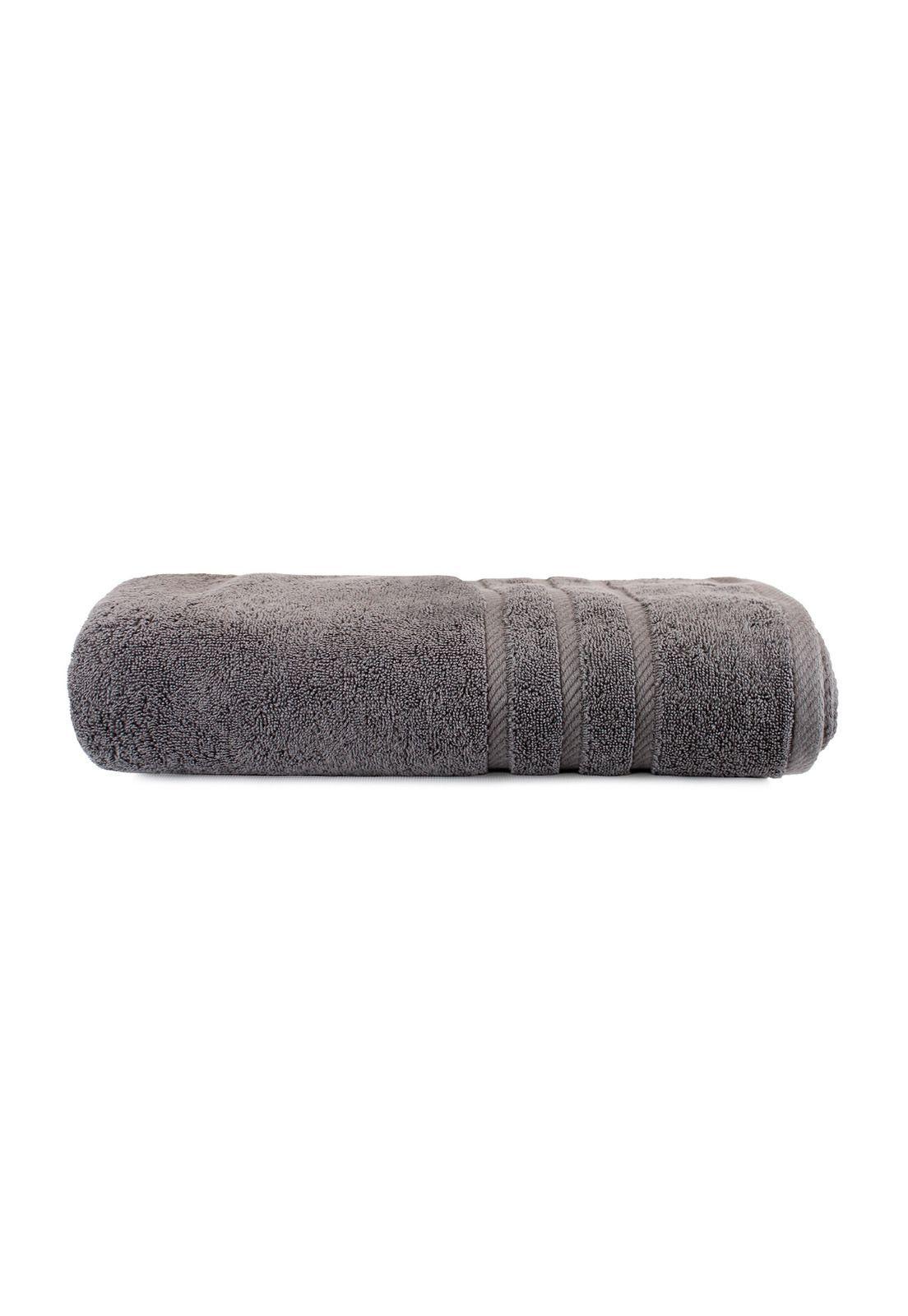 Toalla de Baño Cuerpo Nautica Home 100% algodón 76x137cm gris oscuro-2
