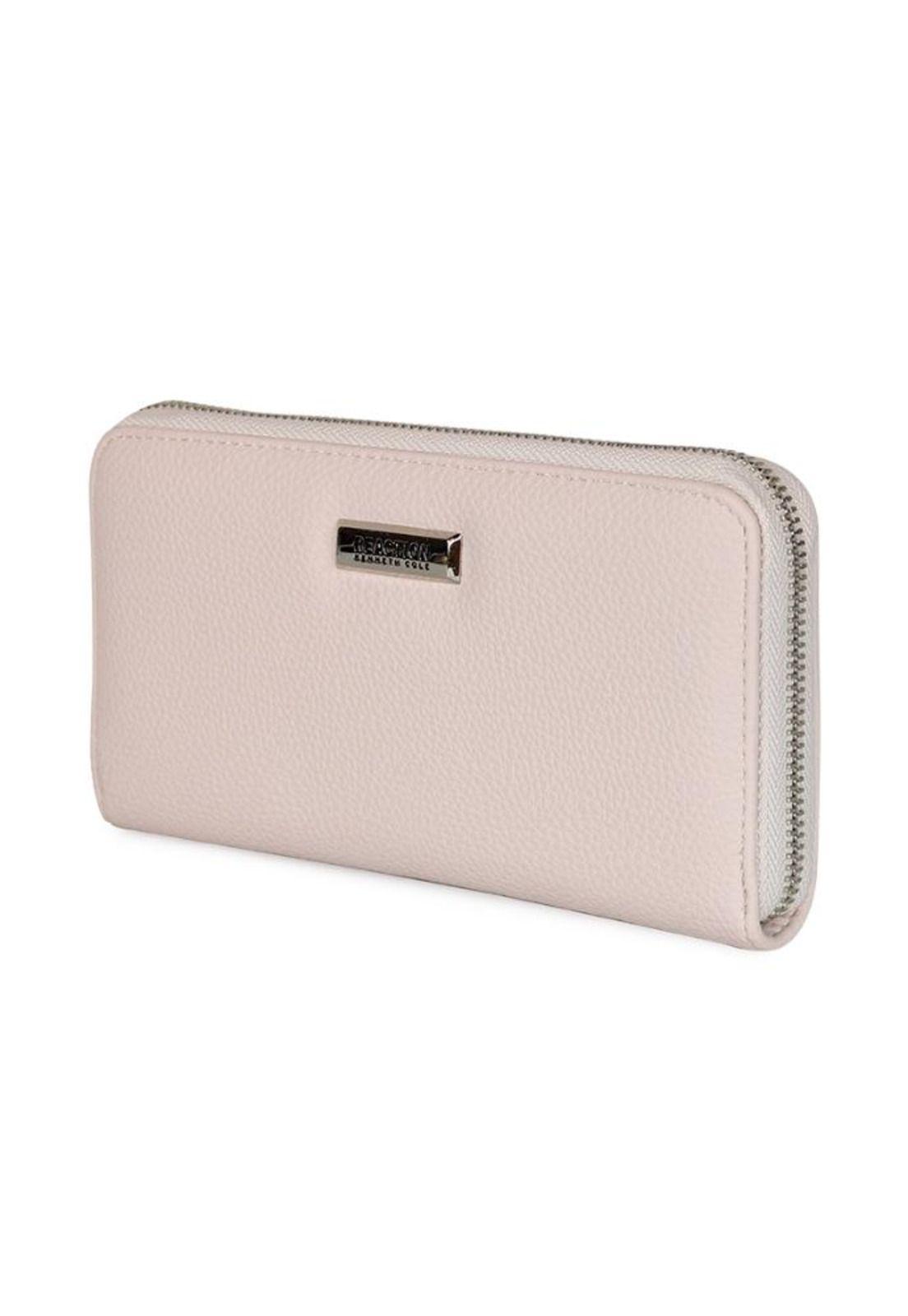 2 Billeteras de mujer Calixta negra y rosa palo Kenneth Cole-3