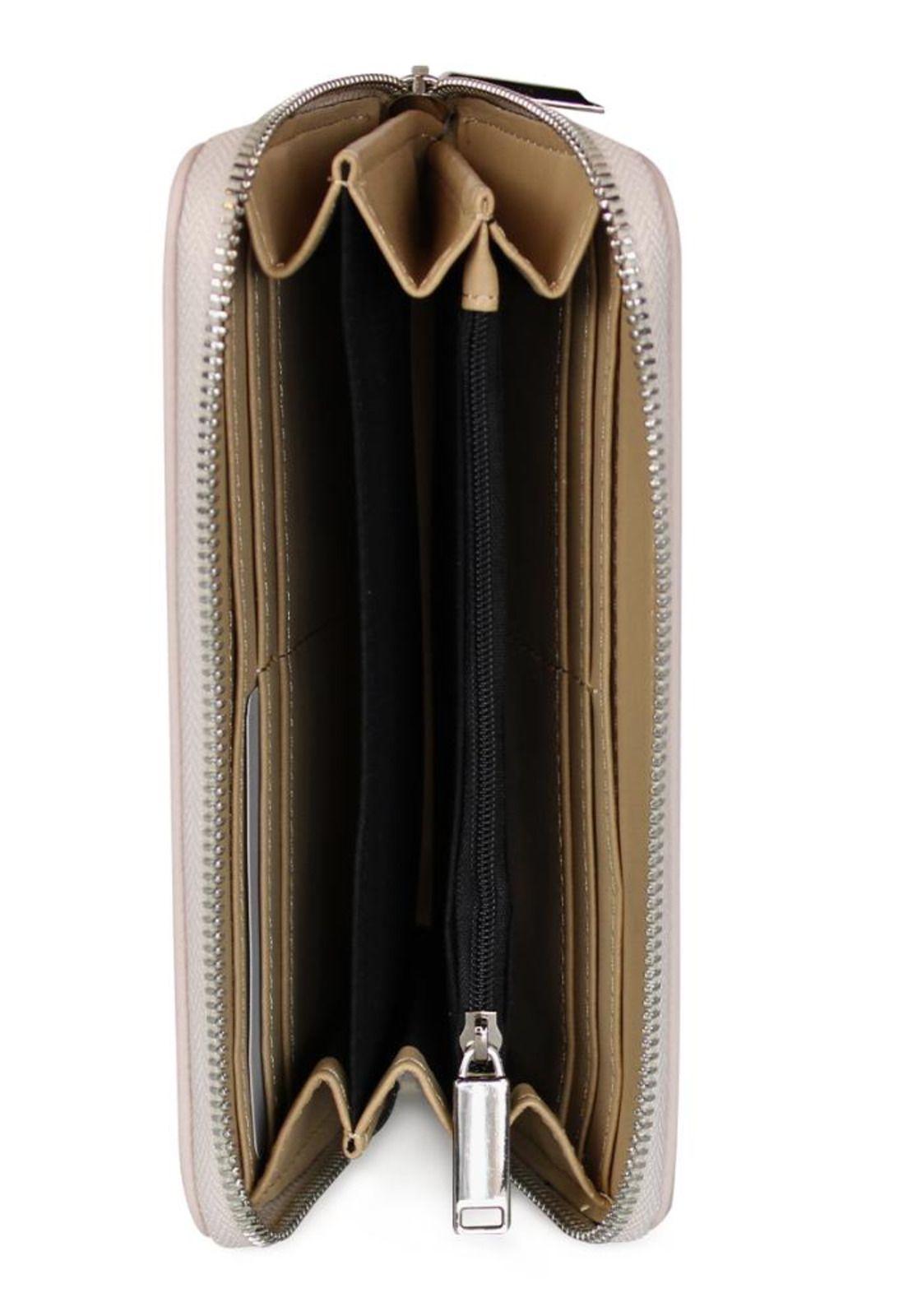 2 Billeteras de mujer Calixta negra y rosa palo Kenneth Cole-4