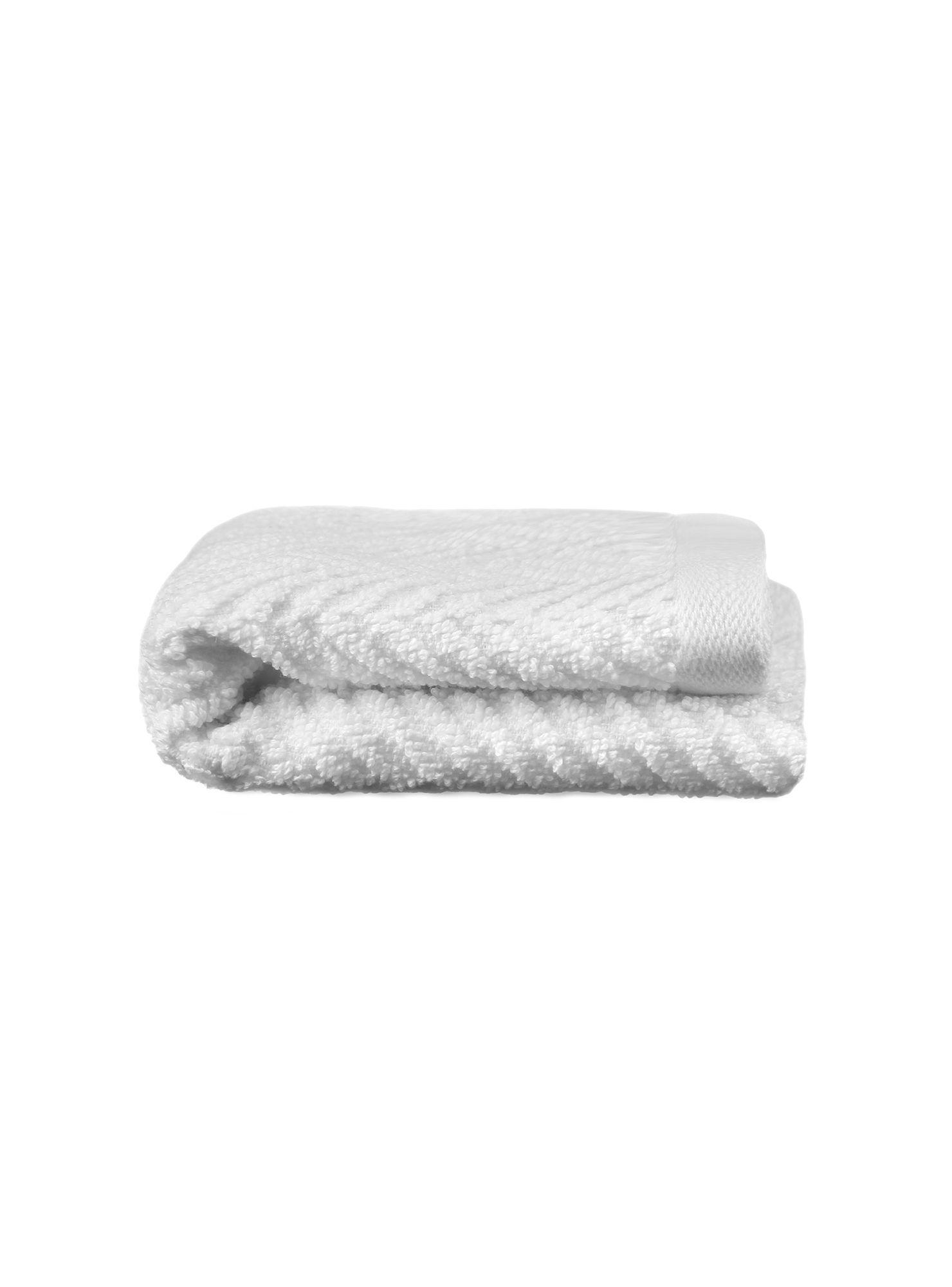 Toalla de cara VIS Nautica 100% algodón 30x50cm pieles sensibles blanco-4