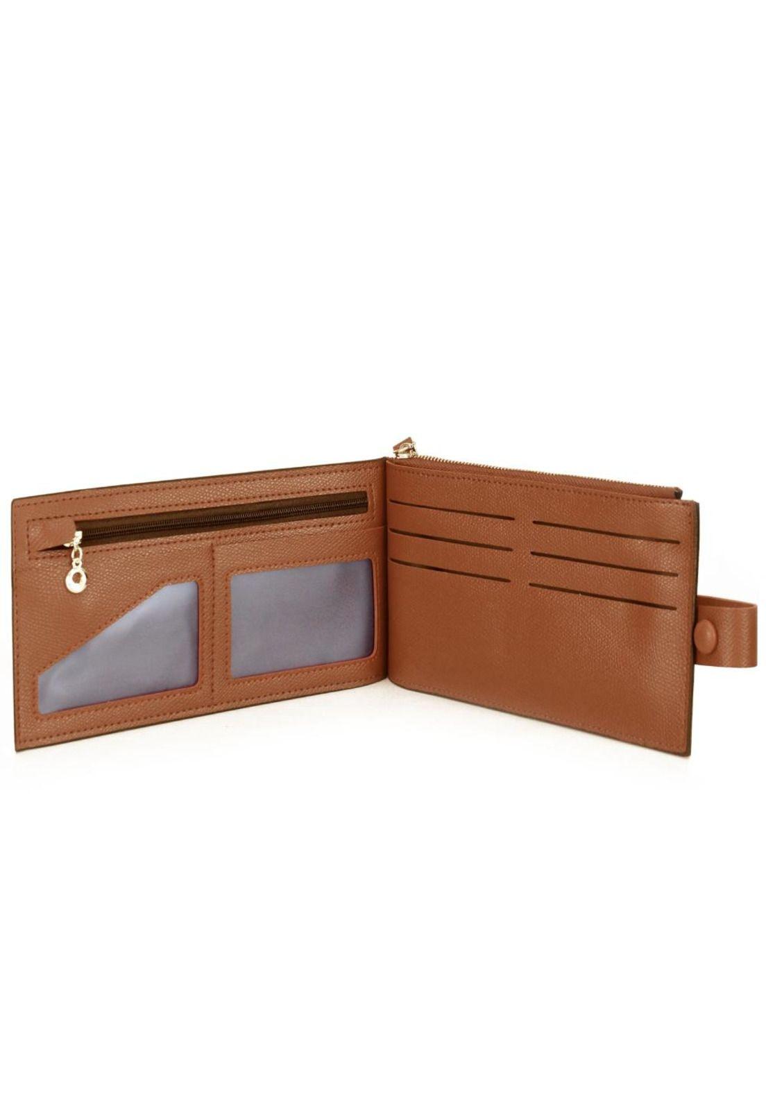 Billetera de mujer Tarja brown Carven-2