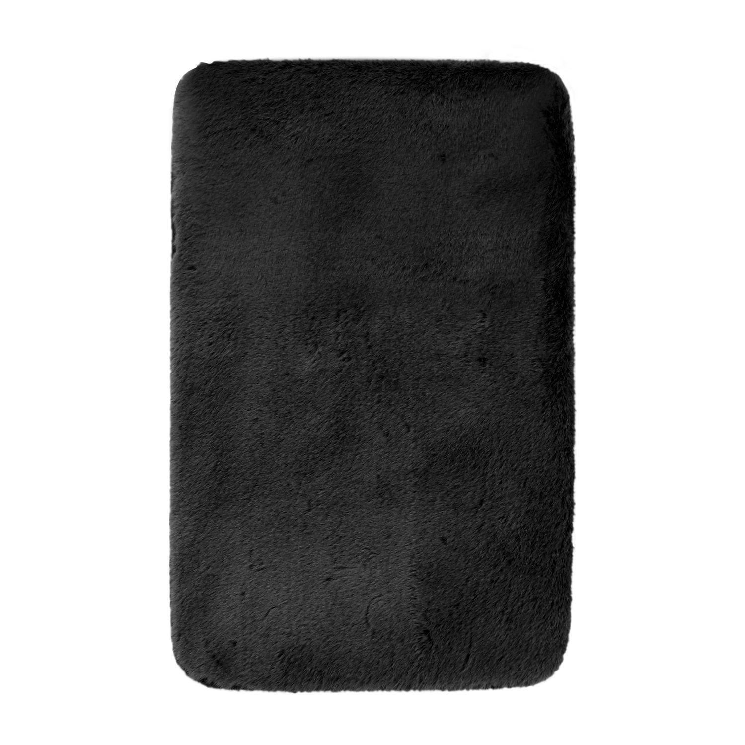Alfombra de baño Nautica ultra suave 50x80cm negra-5