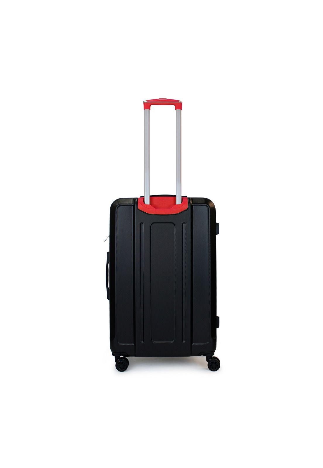 Pack 2 maletas S+M Olympia 10y20kg negra-roja-7