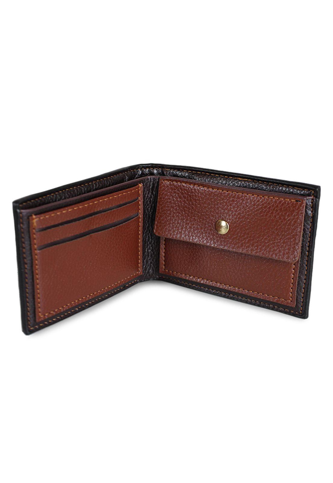 Billetera de hombre León negra Carven Paris-2