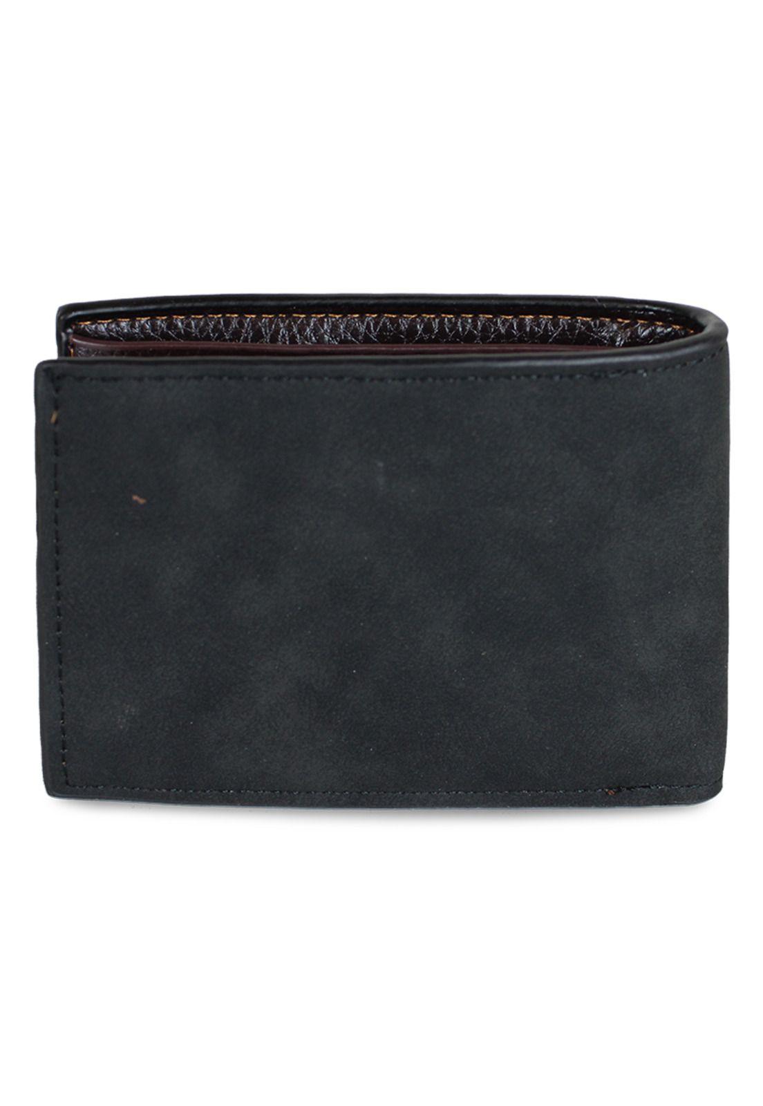 Billetera de hombre León negra Carven Paris-3