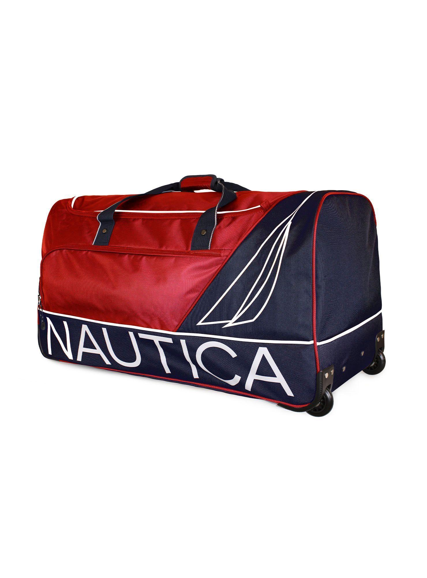 Set 3 Bolsos de viaje Nautica Mannar L+M+S Rojo-3