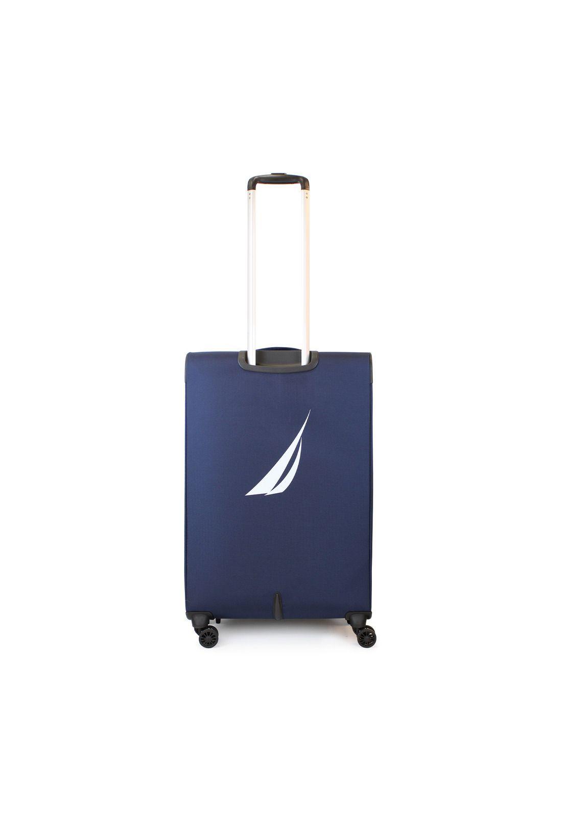 Maleta blanda de tela mediana Nautica Munich 20kg azul-7