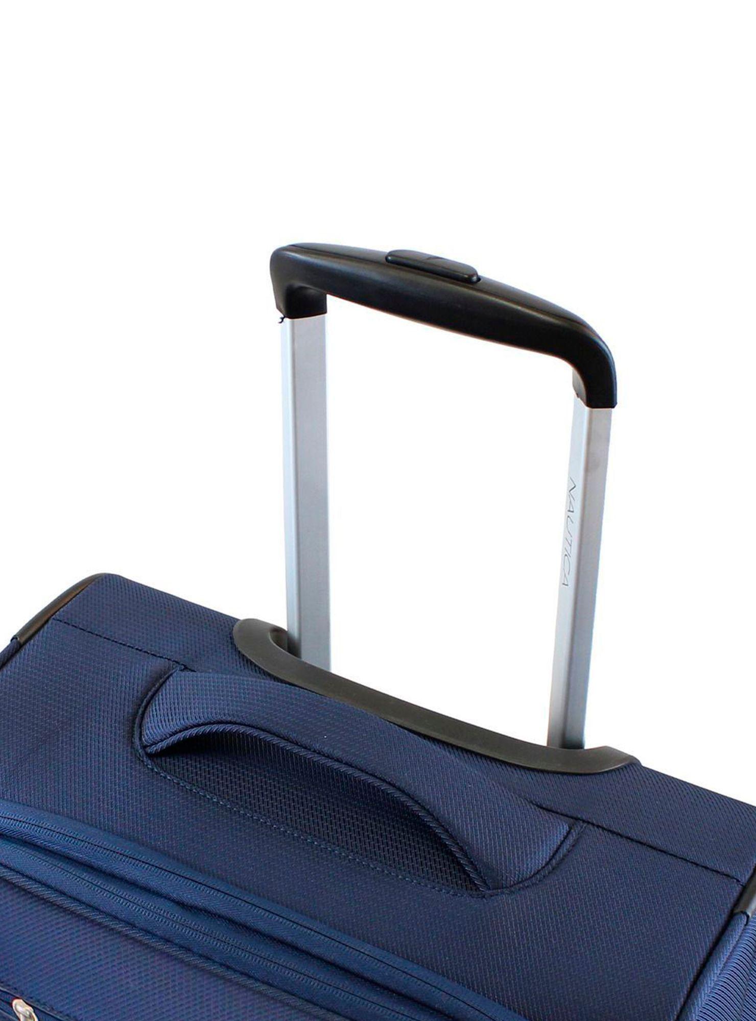 Maleta blanda de tela mediana Nautica Munich 20kg azul-3