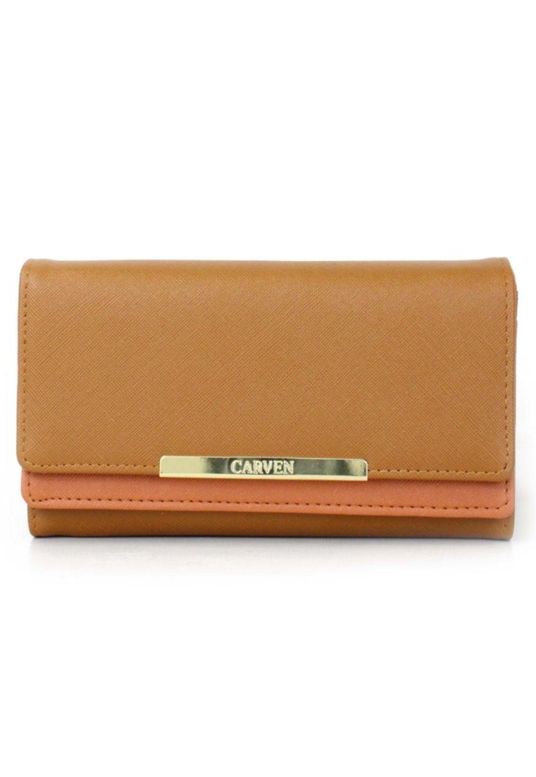 Billetera de mujer Yare brown Carven-0