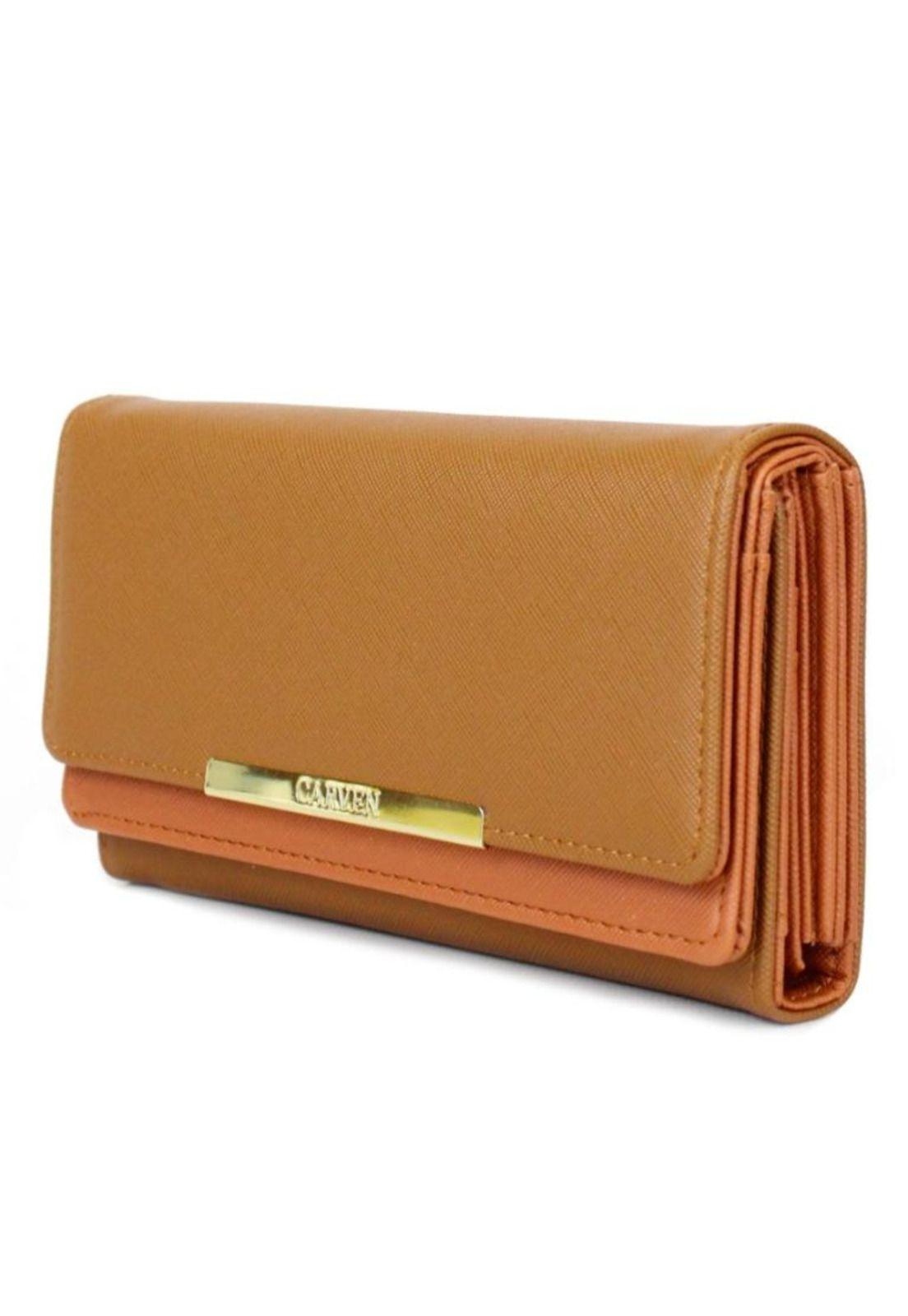 Billetera de mujer Yare brown Carven-1