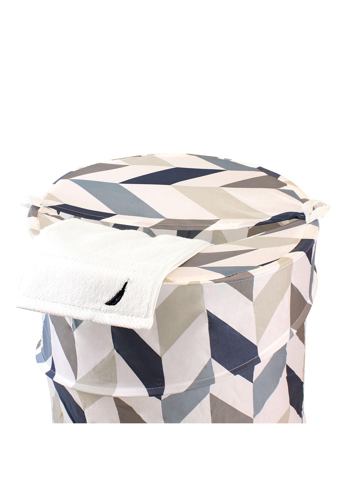 Cesto para ropa plegable Nautica 42x55cm multicolor-3