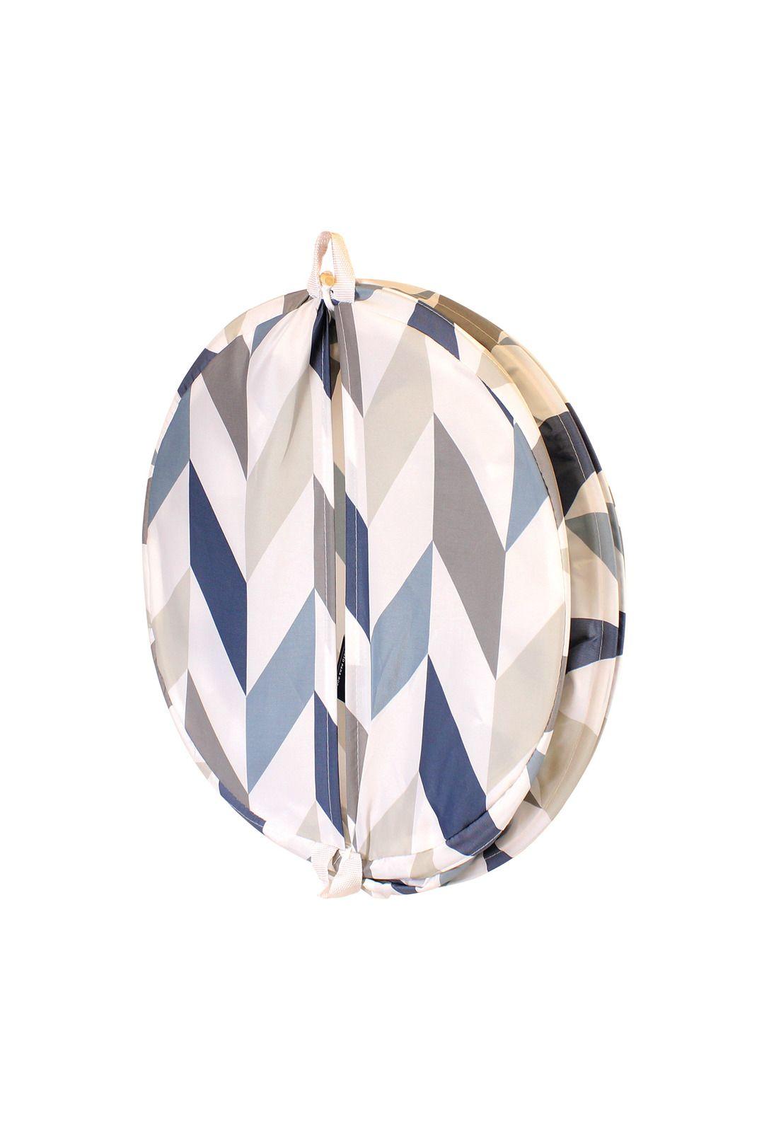 Cesto para ropa plegable Nautica 42x55cm multicolor-4