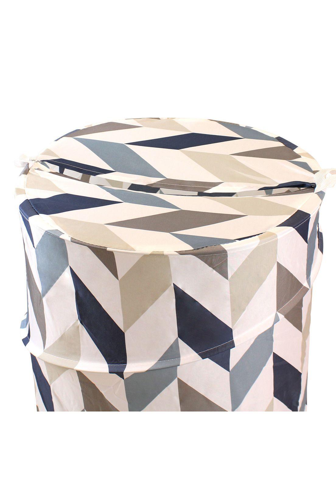 Cesto para ropa plegable Nautica Home 42x55cm multicolor-2