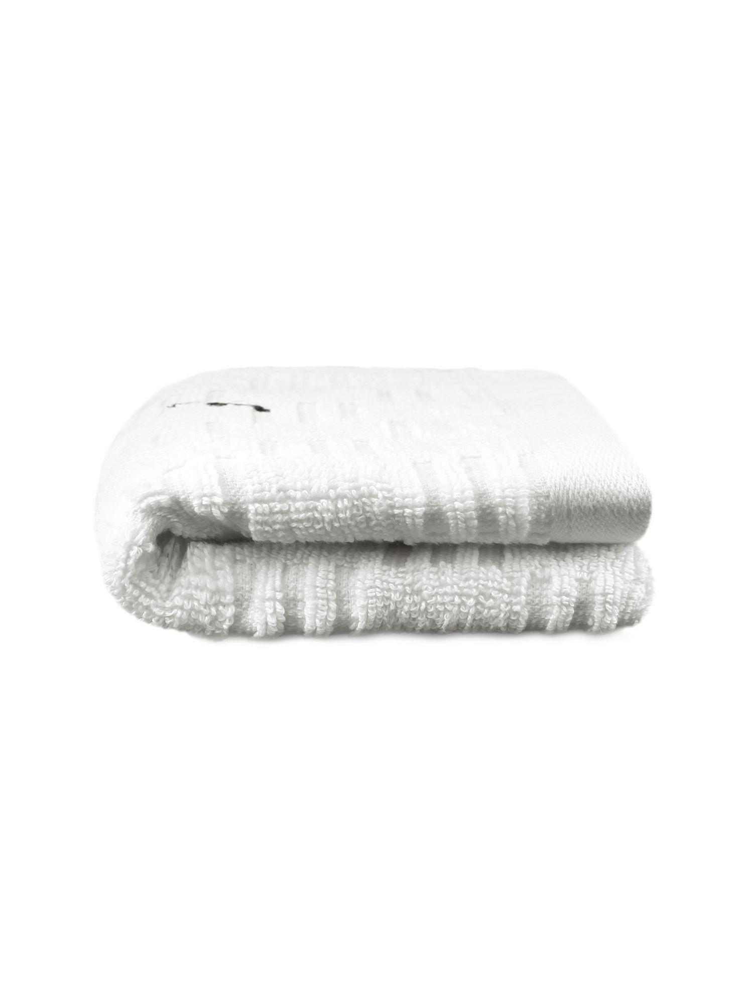 Toalla de cara SAVOY Nautica 100% algodón 30x50cm hipoalergénica blanca-4