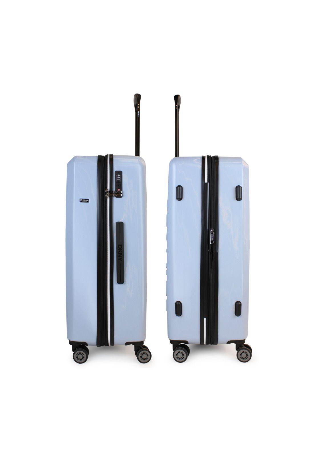 Pack 2 Maletas Donna Karan Luxe S 10kg + L 23kg celeste DKNY-5