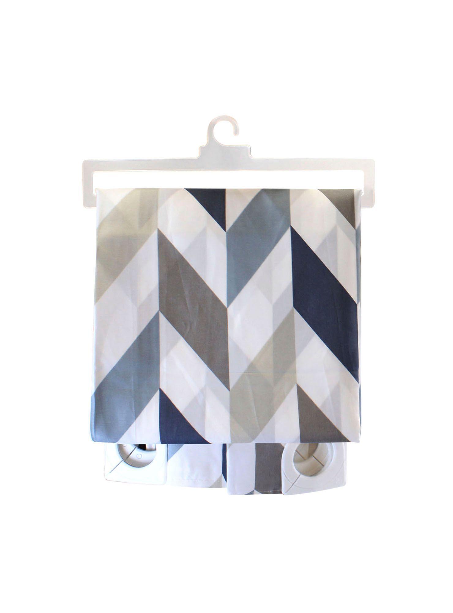 Cortina para baño Nautica Home poliéster 180x180cm diseño multicolor-2