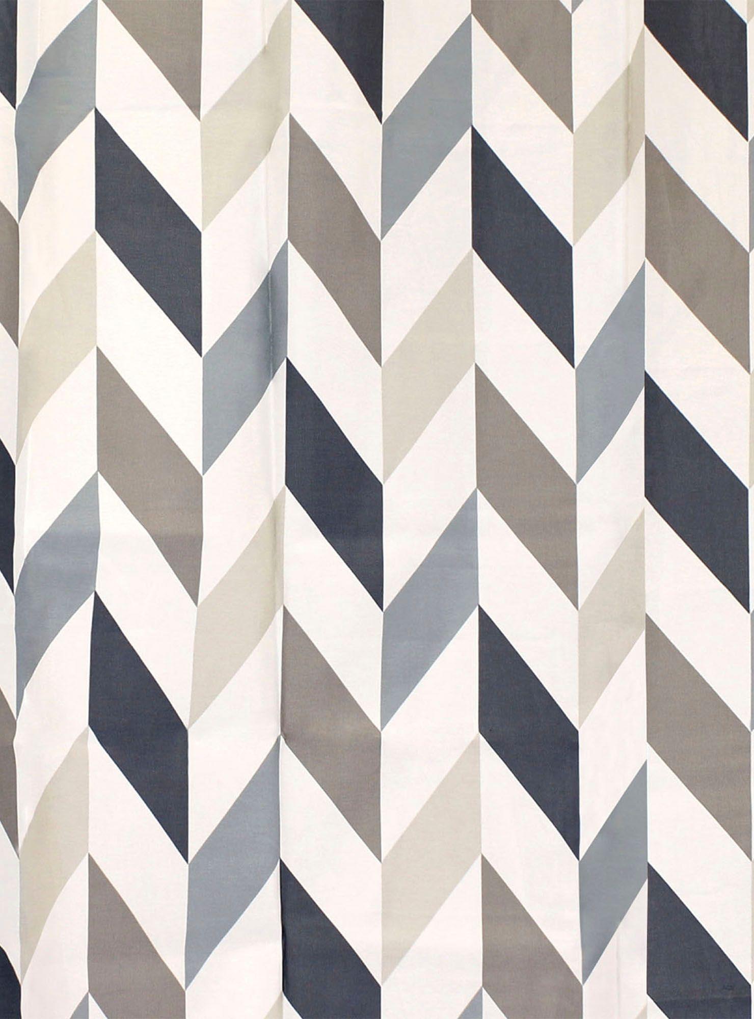 Cortina para baño Nautica Home poliéster 180x180cm diseño multicolor-3