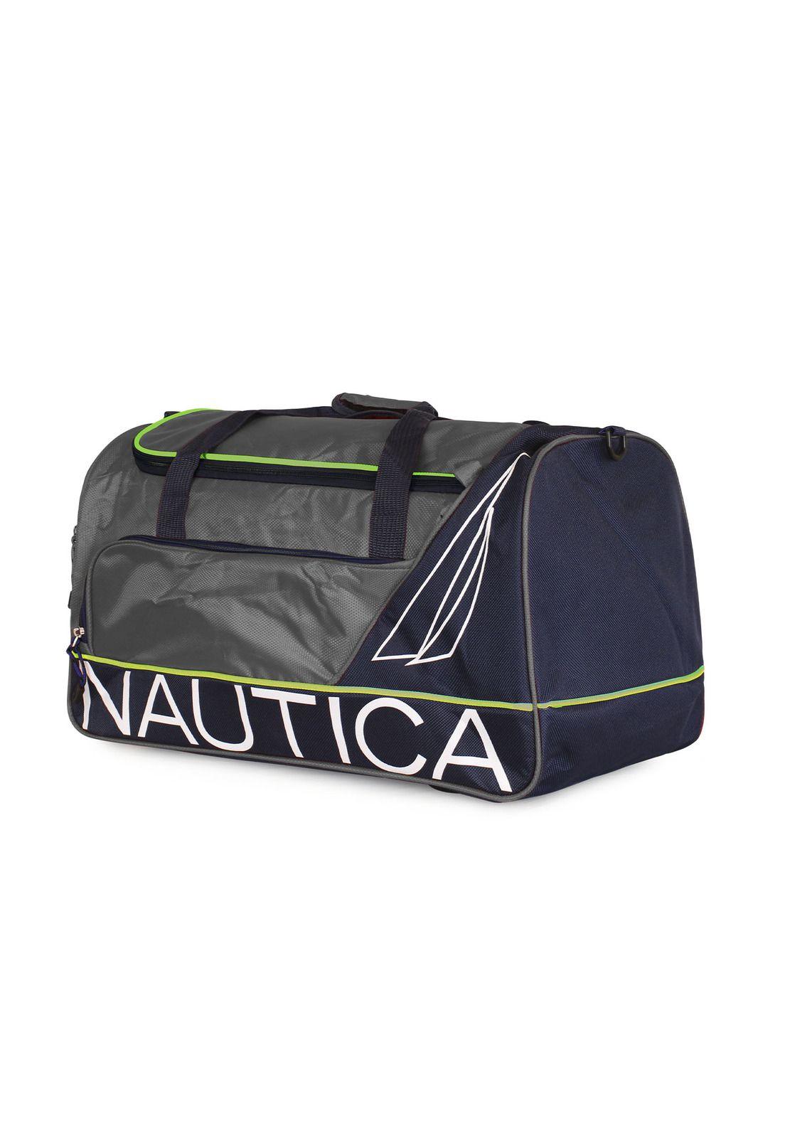 Bolso de Viaje Nautica Mannar M gris + Candado-2