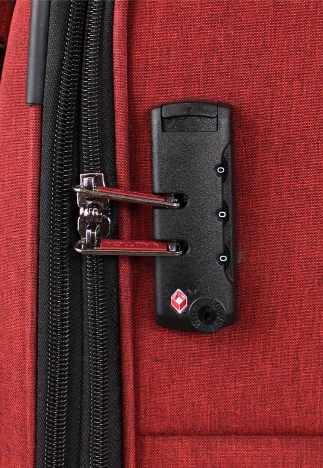 Maleta de tela Fram mediana 20 Kg roja Nautica-3