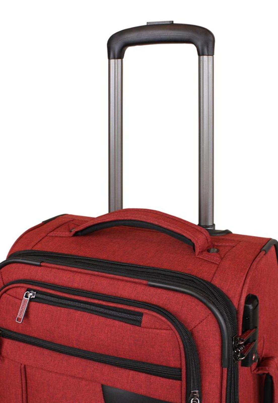 Maleta de tela Fram mediana 20 Kg roja Nautica-4