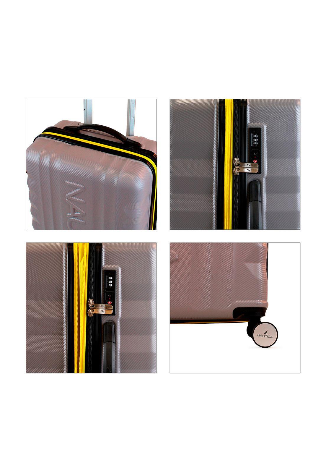 Pack 2 maletas Nautica S+M Polonia 10kg y 20kg gris-2