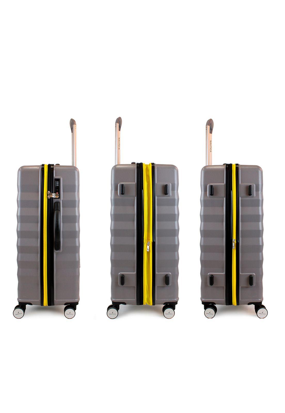 Pack 2 maletas Nautica S+M Polonia 10kg y 20kg gris-5