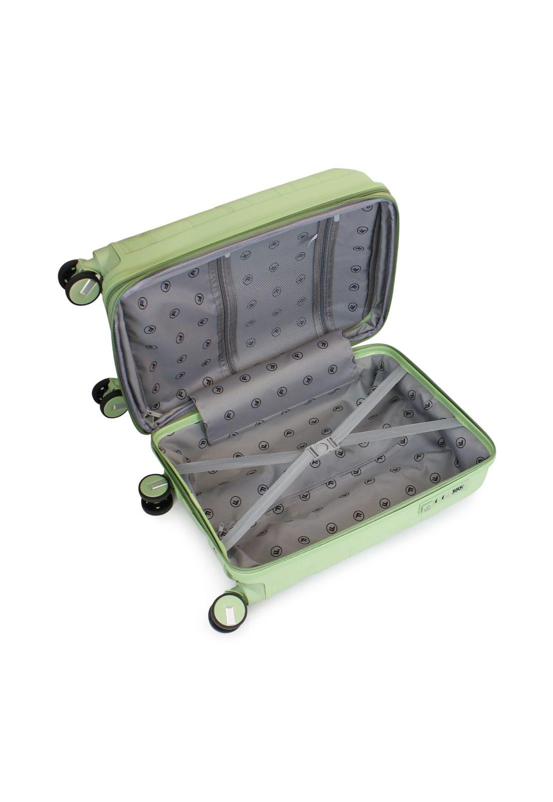 Maleta Lola S de cabina 10kg verde F la Maleta de Chile-4