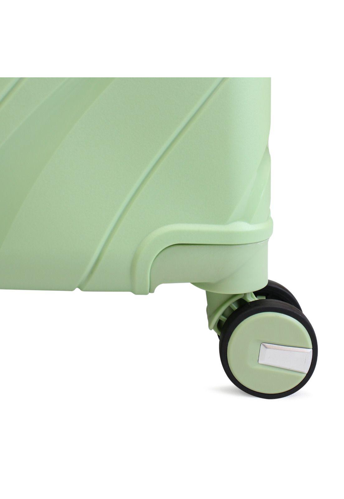 Maleta Lola S de cabina 10kg verde F la Maleta de Chile-6