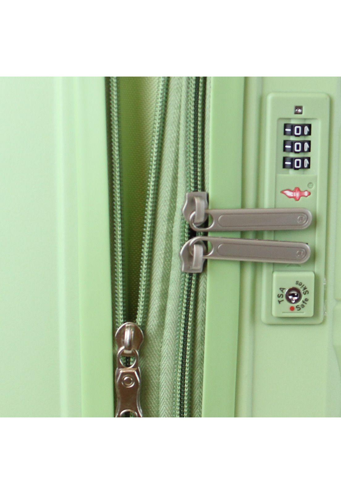 Maleta Lola S de cabina 10kg verde F la Maleta de Chile-7
