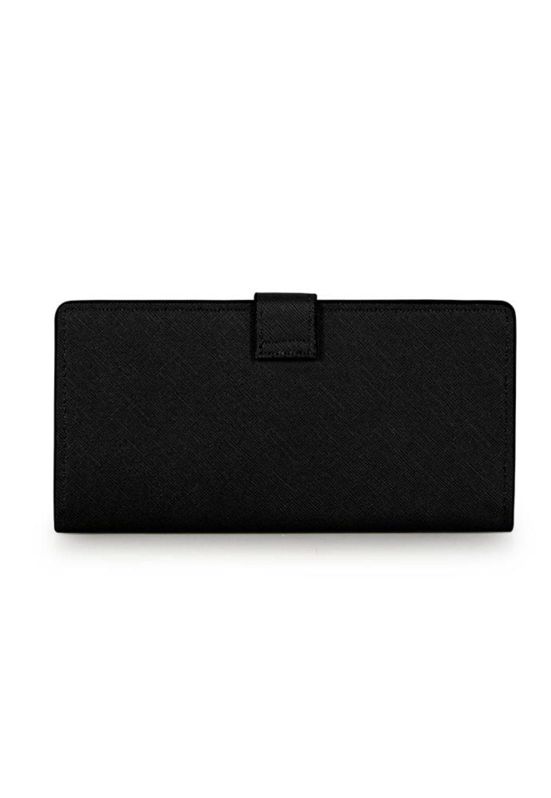 2 Billeteras de mujer Vesta negra y Pink Carven-5