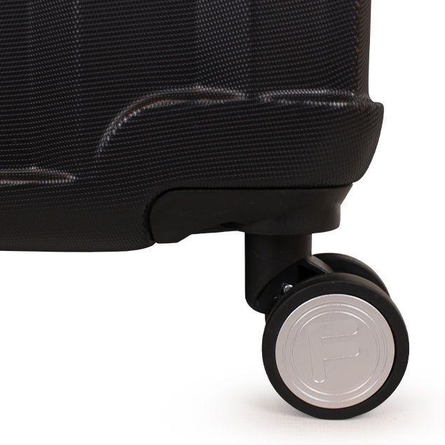 Pack 2 maletas M+L Flip Negro-5