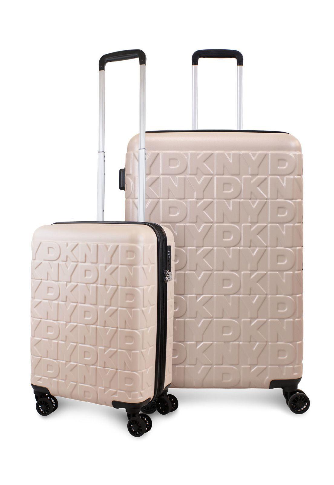 Pack 2 Maletas Donna Karan Meghan S 10k + L 23k rosada DKNY-0