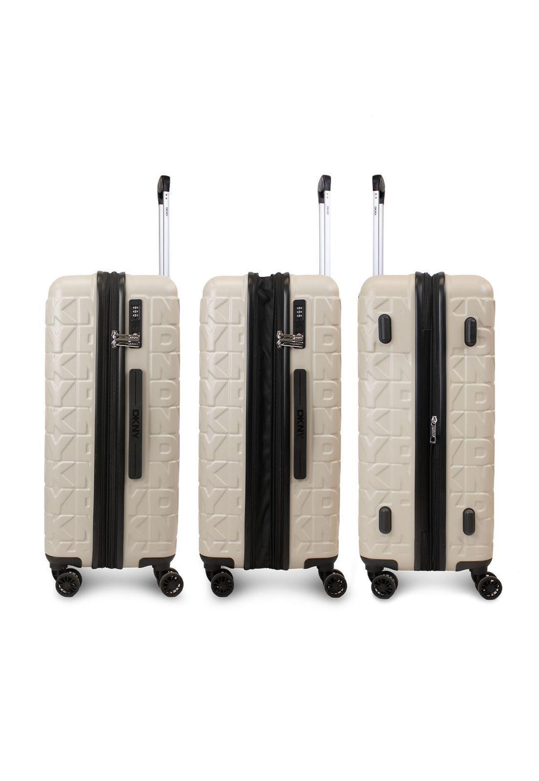 Pack 2 Maletas Donna Karan Meghan M 20k + L 23k beige DKNY-6