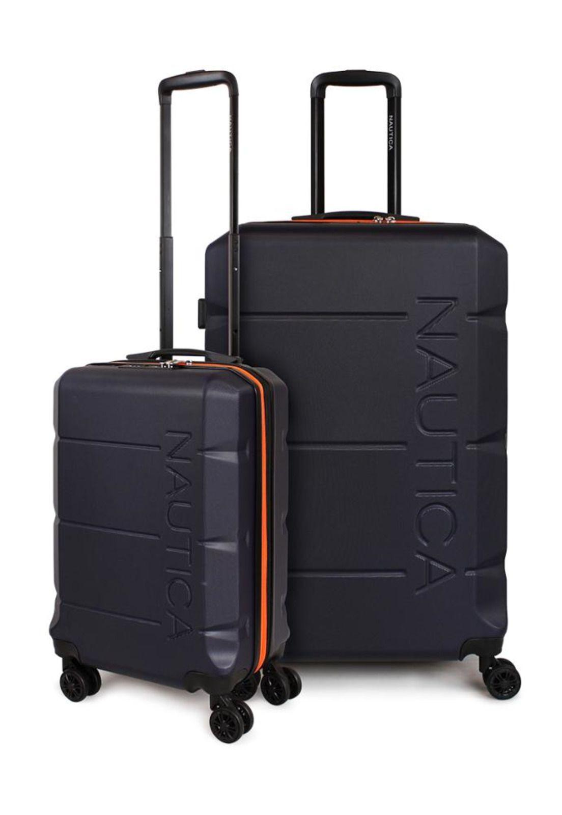 Pack 2 maletas S de cabina+grande 23kg Marine azul Nautica-0