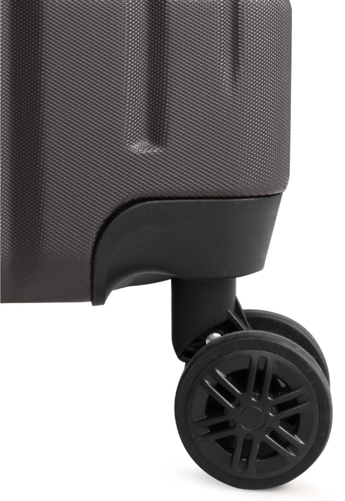 Maleta cabina Amsterdam S 10kg gris Nautica-4