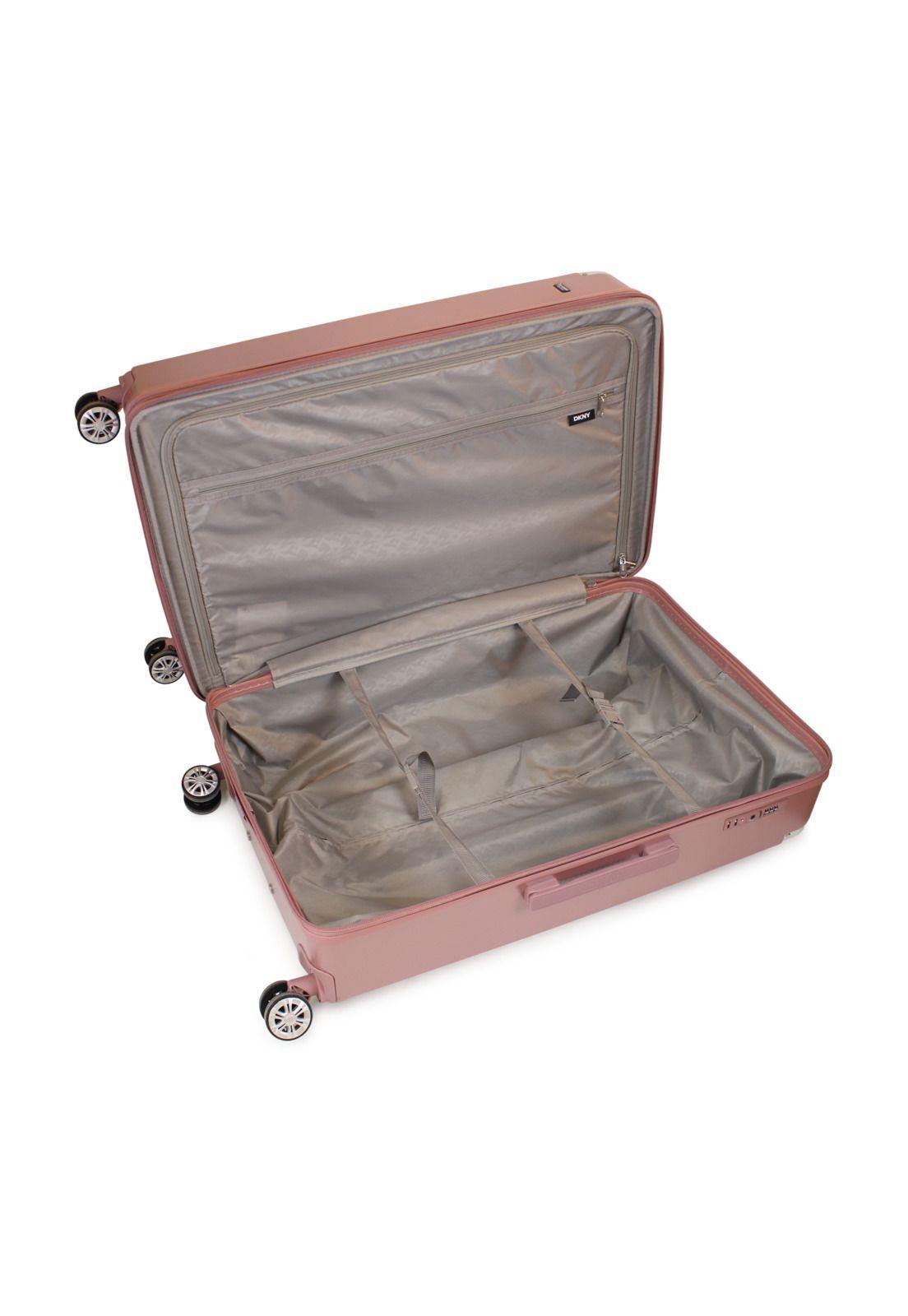 Pack 2 Maletas Donna Karan Glow S 10kg + L 23kg rosada DKNY-6