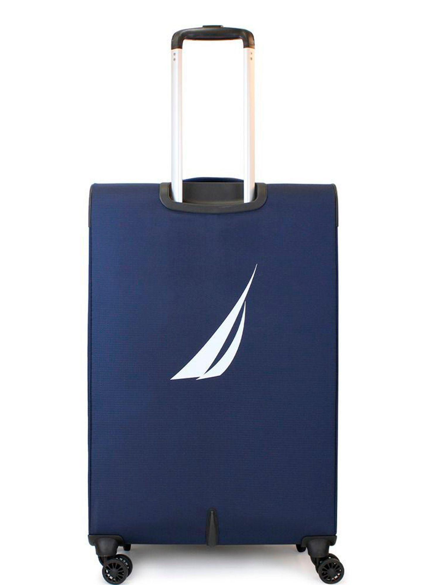 Set de 3 maletas blandas de tela S+M+L Nautica Valencia azul-7