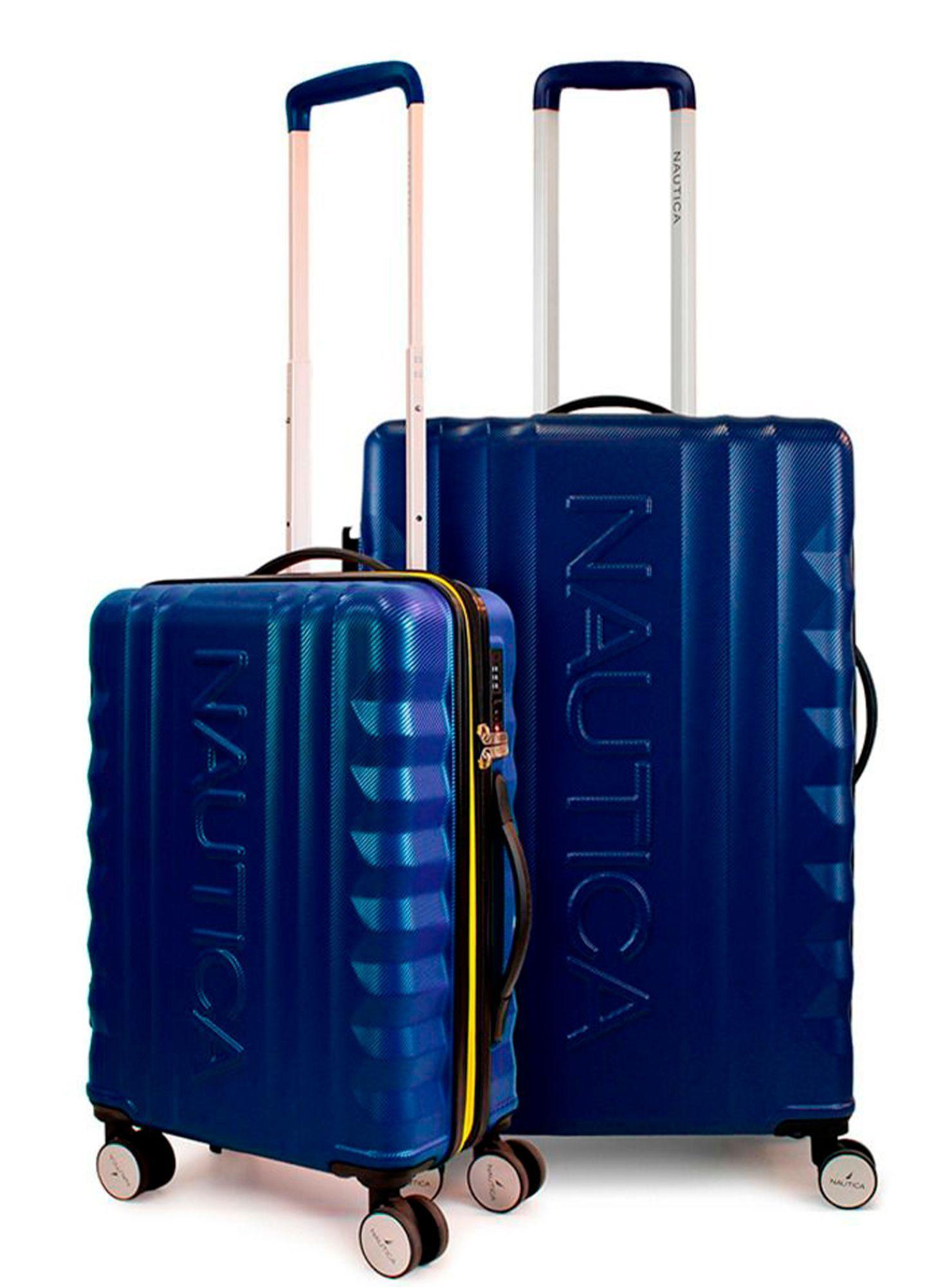 Pack 2 maletas Nautica S+M Polonia 10kg y 20kg azul-0