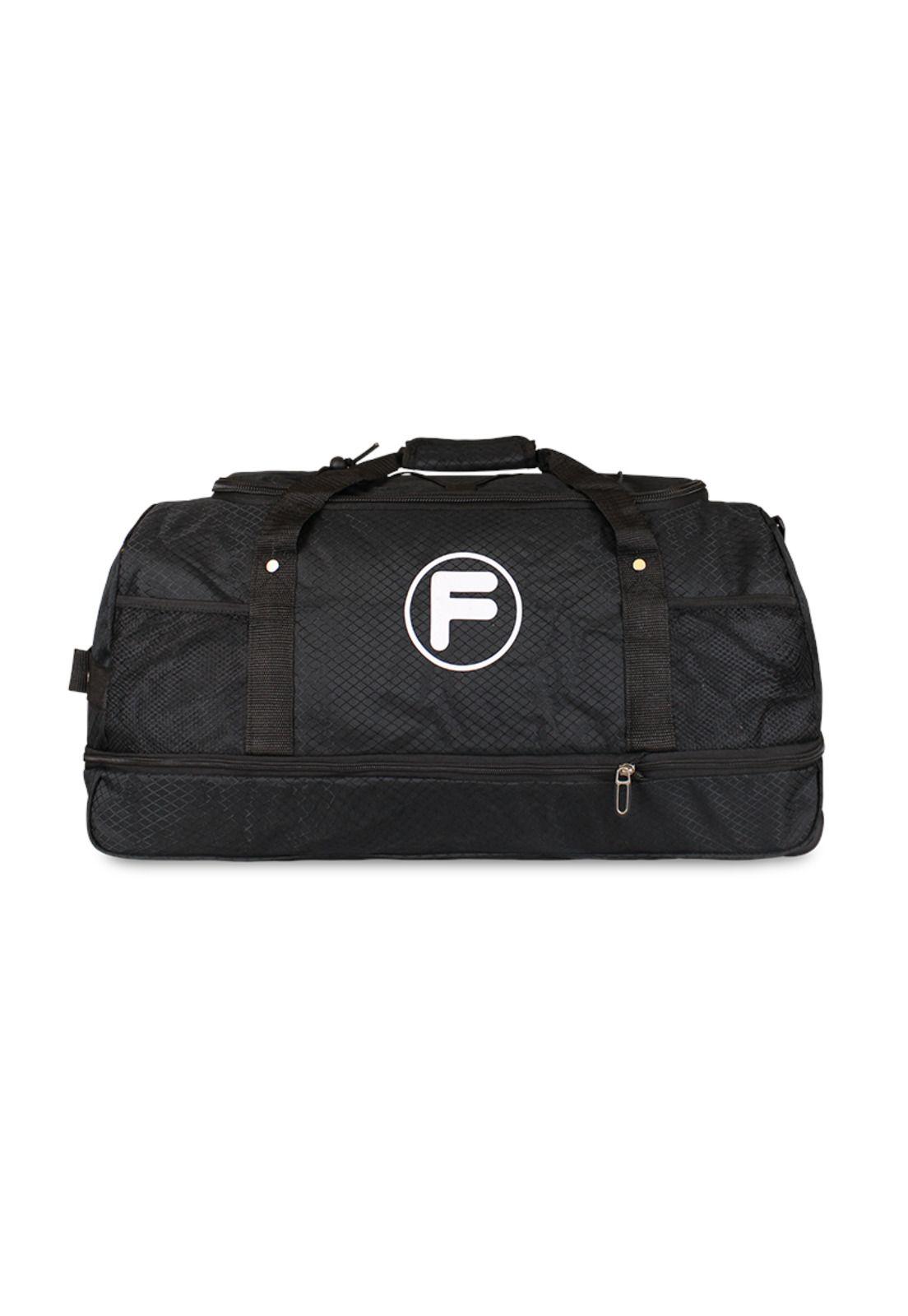 Bolso Goliat negro enrollable con ruedas 80 ltrs F la Maleta de Chile-3