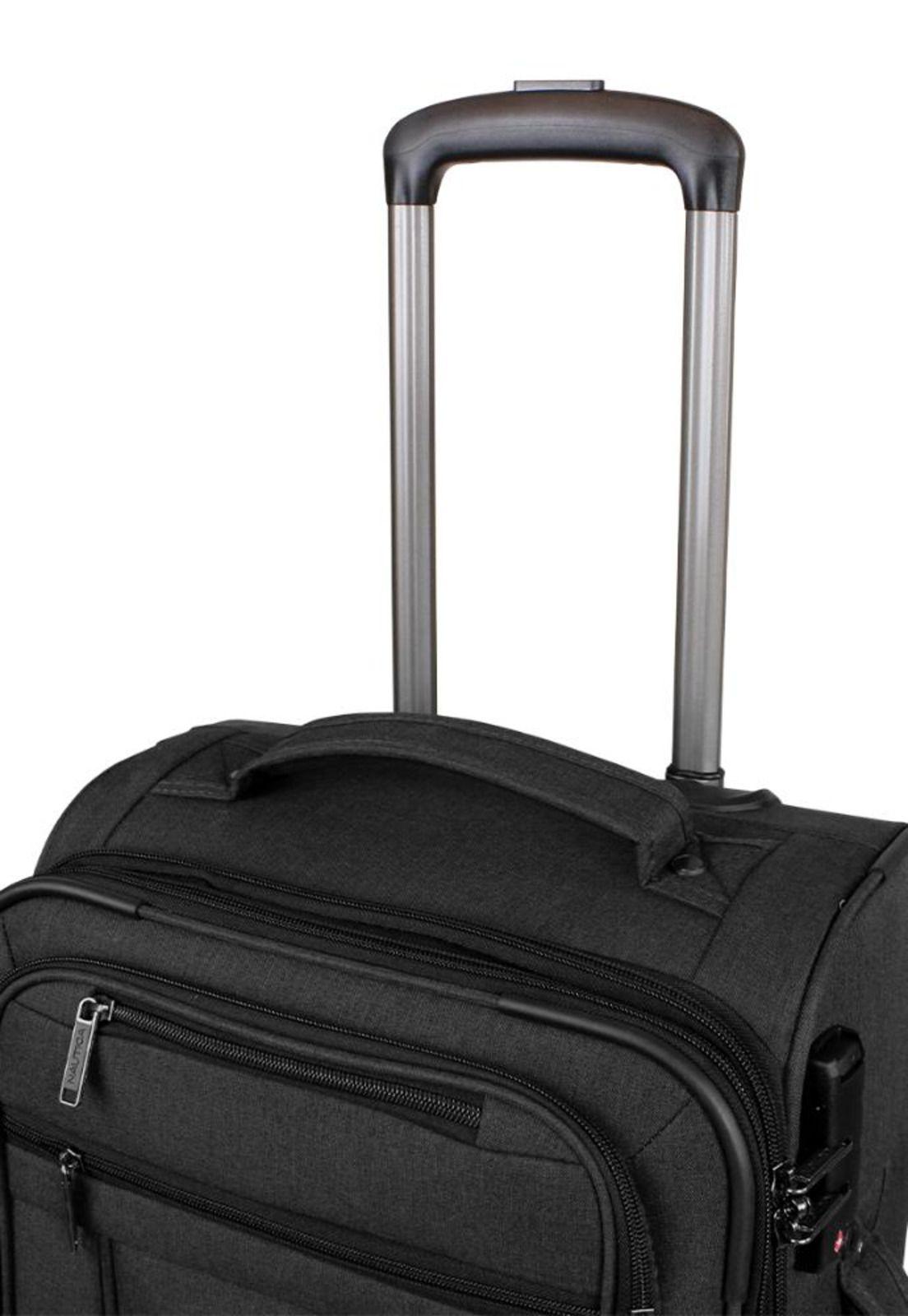 Maleta de tela Fram mediana 20 Kg negra Nautica-4