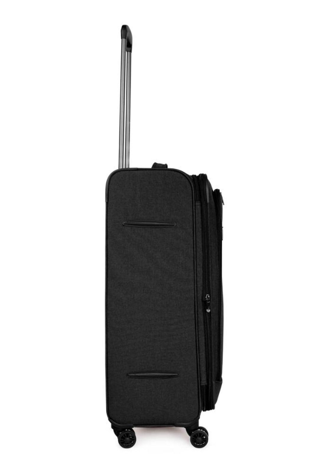 Maleta de tela Fram mediana 20 Kg negra Nautica-6