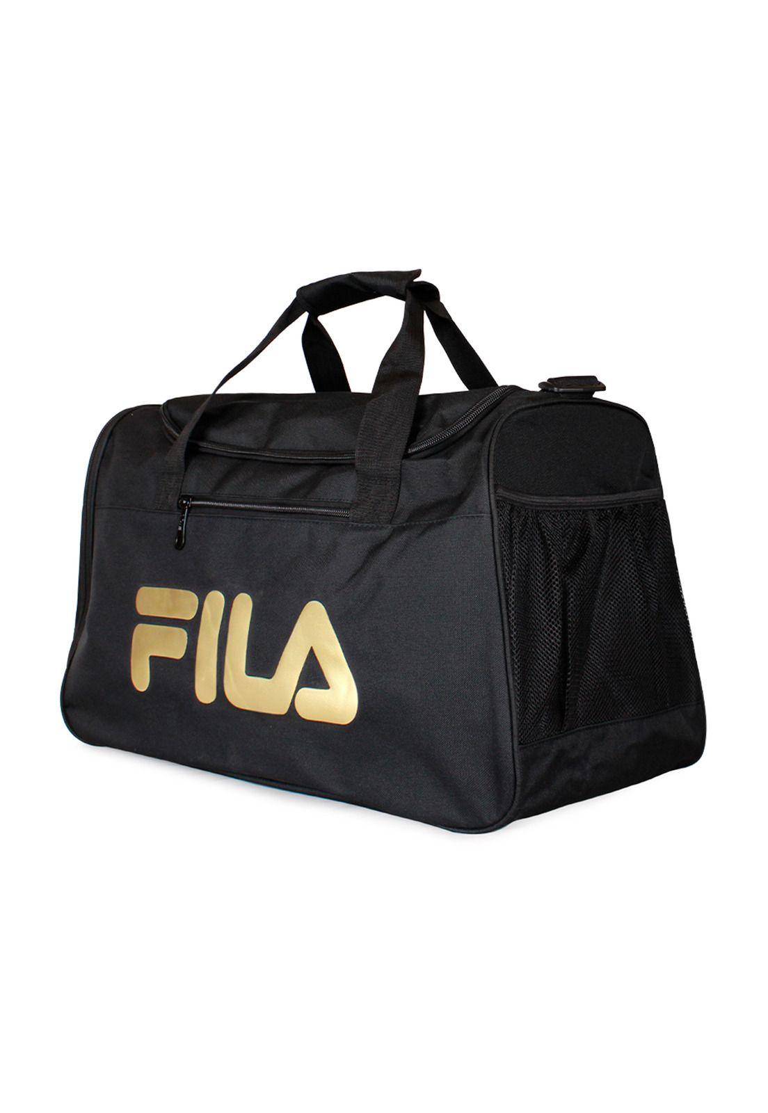Bolso FILA Verona 42 lts gold + Candado-2